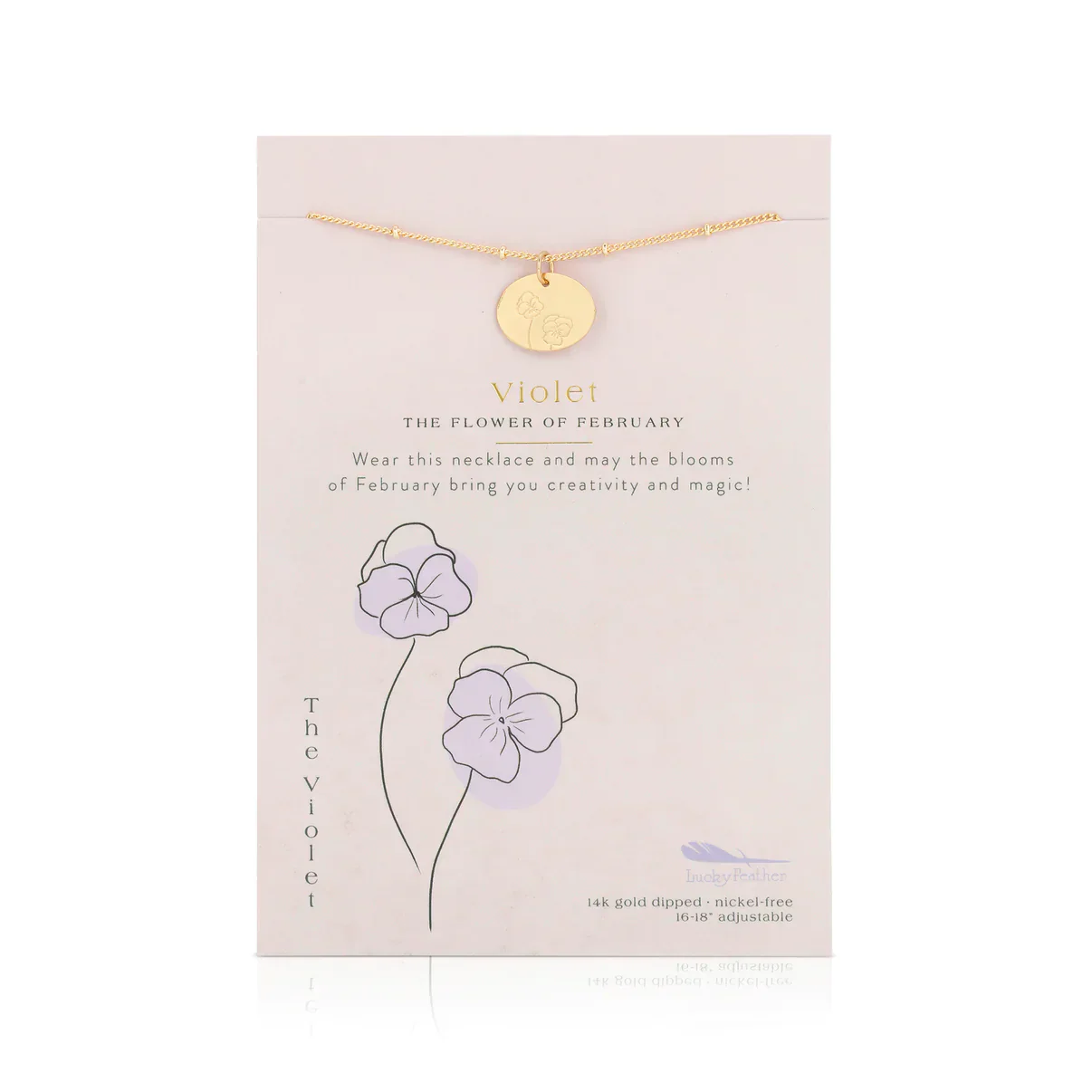 Birth Month Flower Necklaces - Image 11