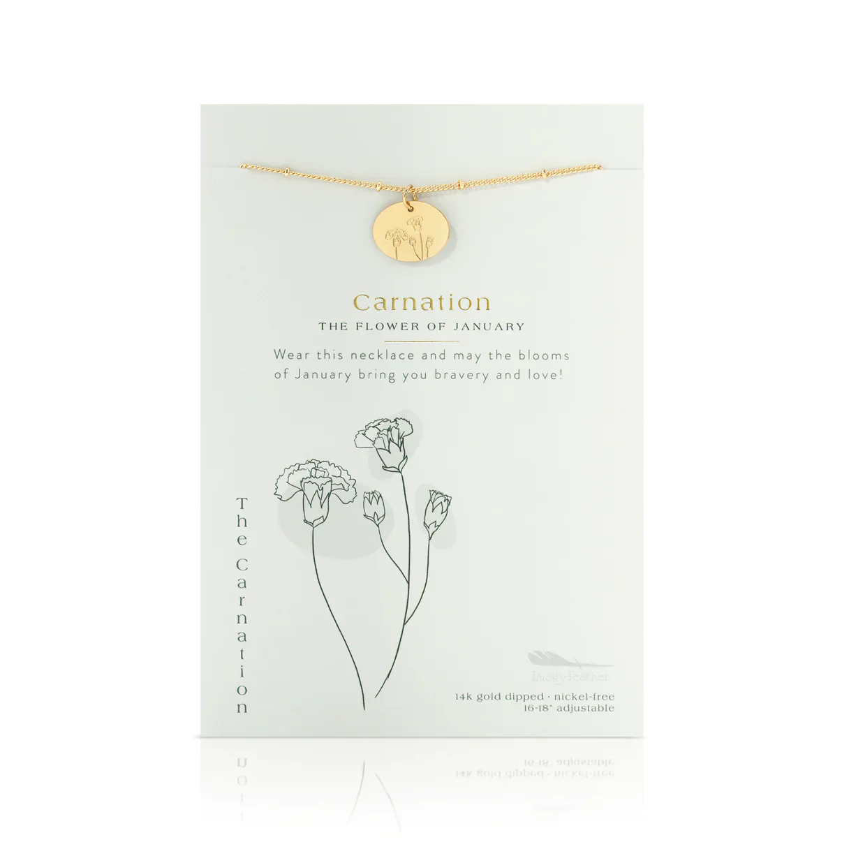 Birth Month Flower Necklaces - Image 12