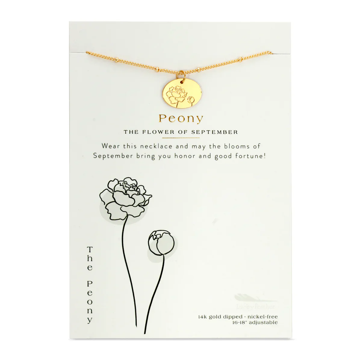 Birth Month Flower Necklaces - Image 8