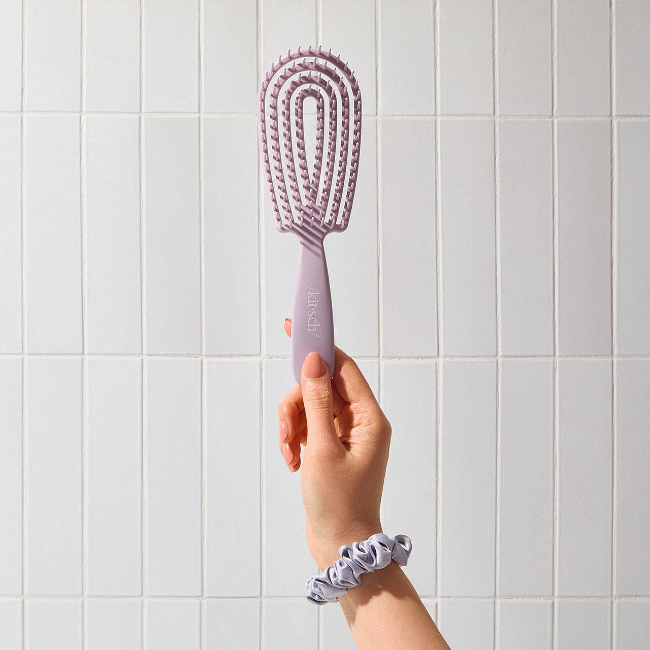 Detangling Flexi Brush - Soft Violet - Image 4