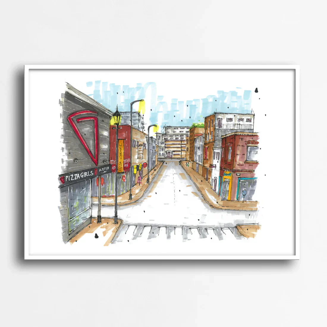 Downtown Sketcher - 8" X 10" Art Print - Image 10