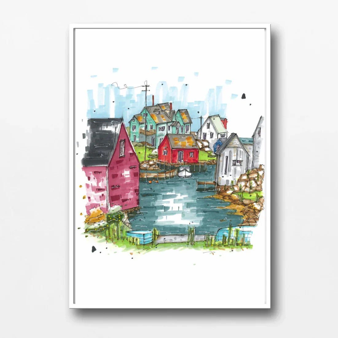 Downtown Sketcher - 8" X 10" Art Print - Image 11