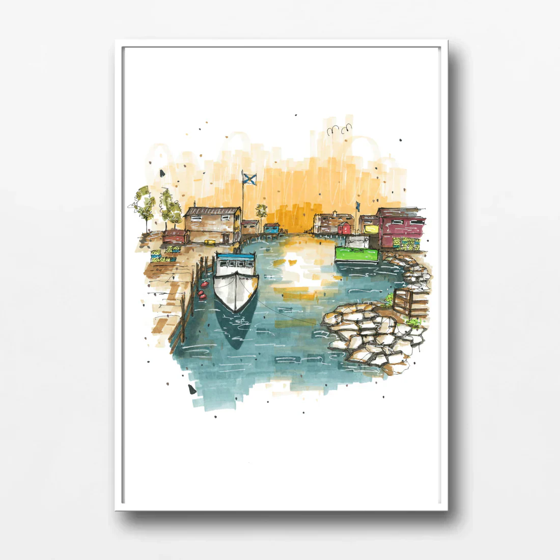 Downtown Sketcher - 8" X 10" Art Print - Image 12