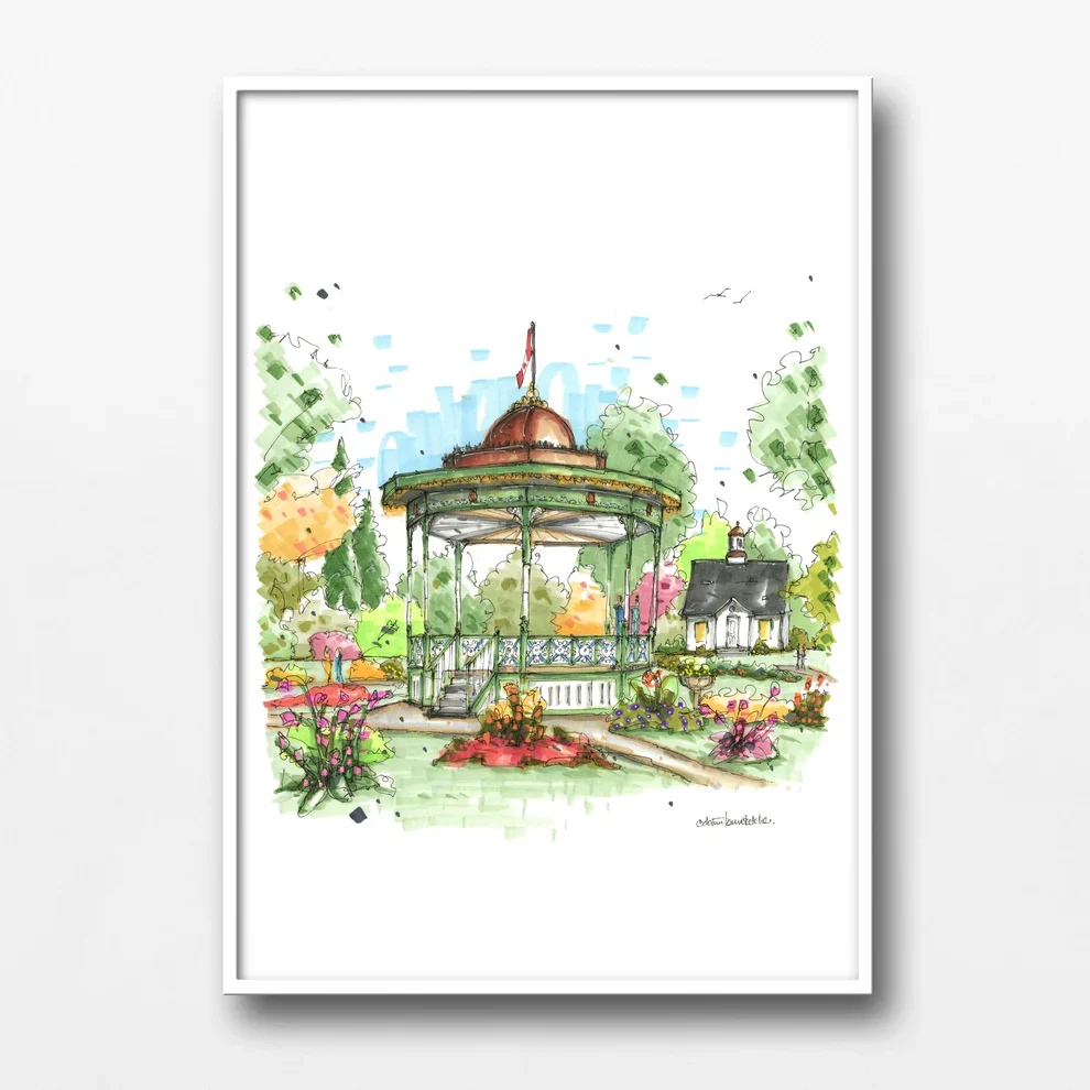 Downtown Sketcher - 8" X 10" Art Print - Image 17