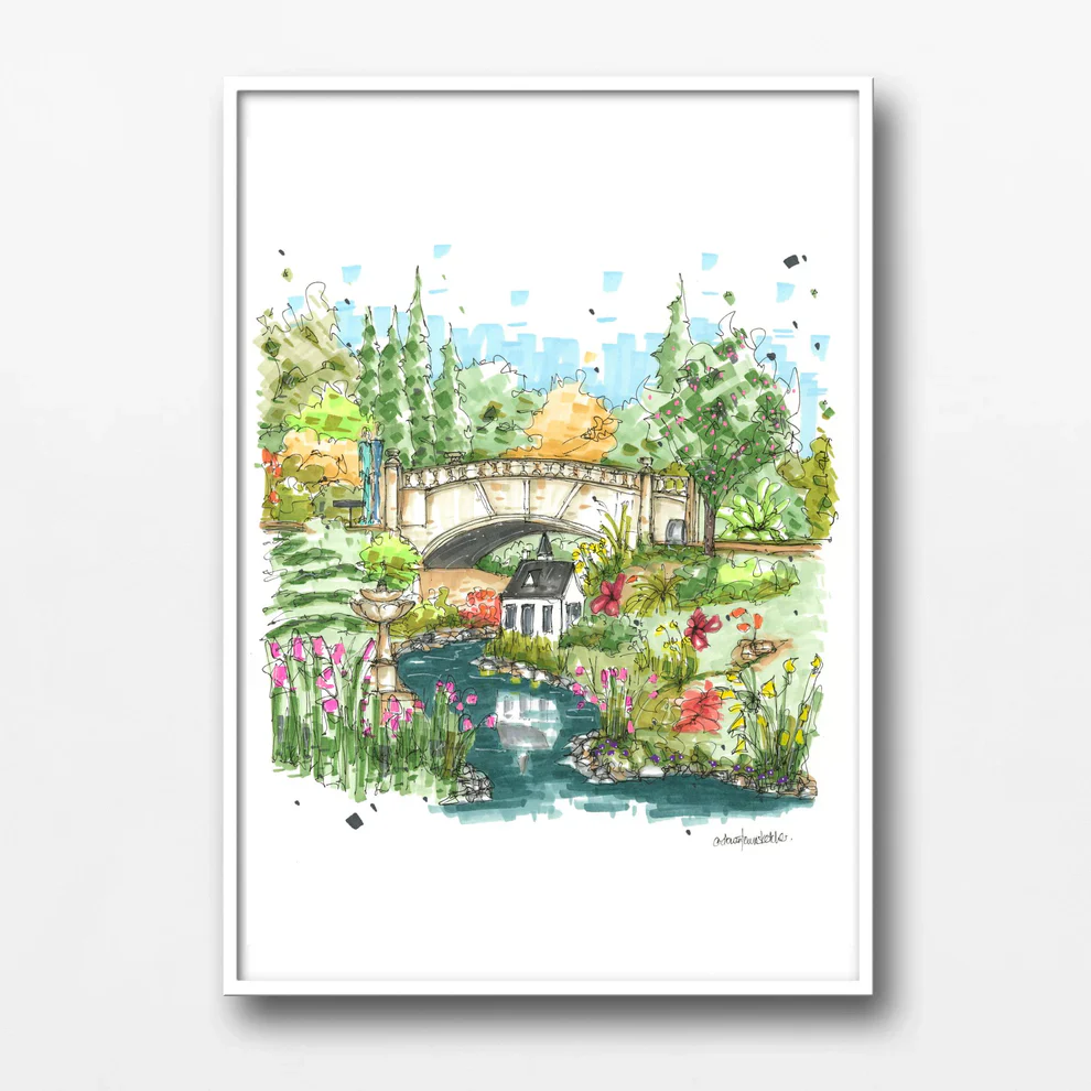Downtown Sketcher - 8" X 10" Art Print - Image 18