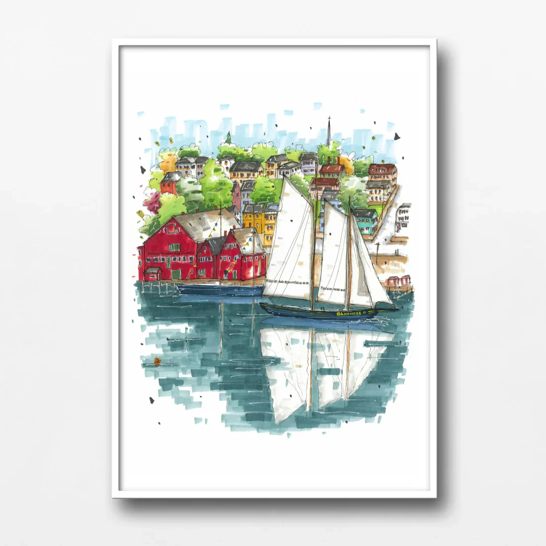 Downtown Sketcher - 8" X 10" Art Print - Image 7