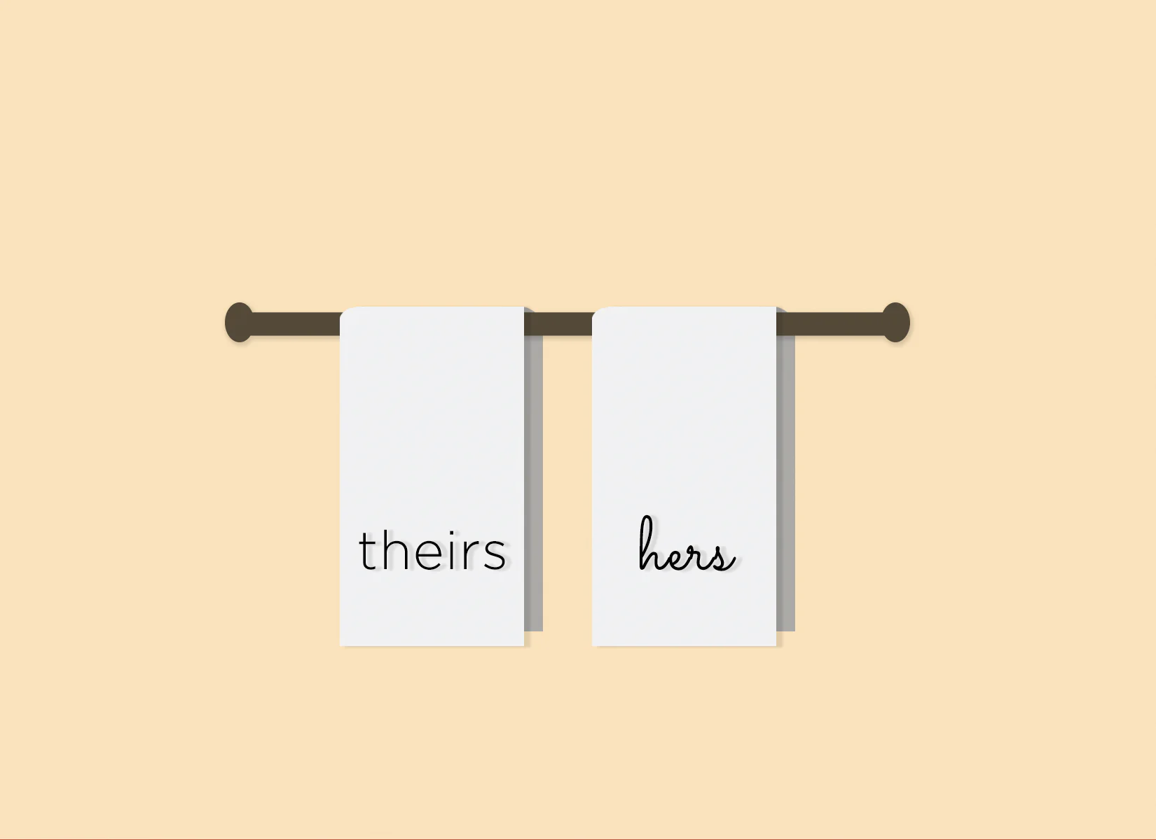 Hers & Theirs Towels - Image 3