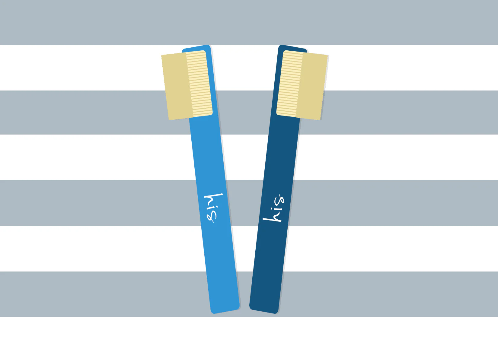 His & His Toothbrushes - Image 3