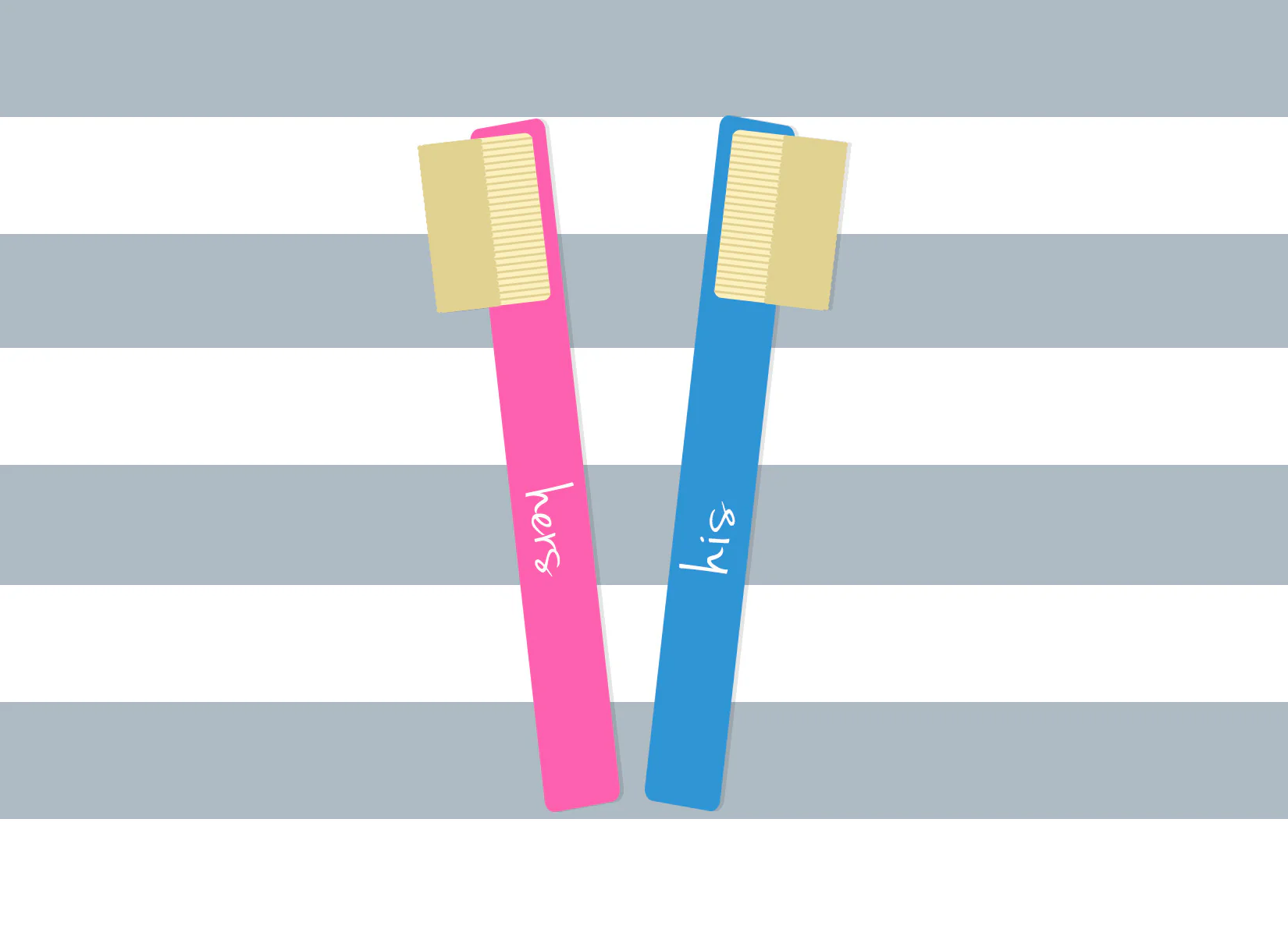 His & Hers Toothbrushes - Image 3