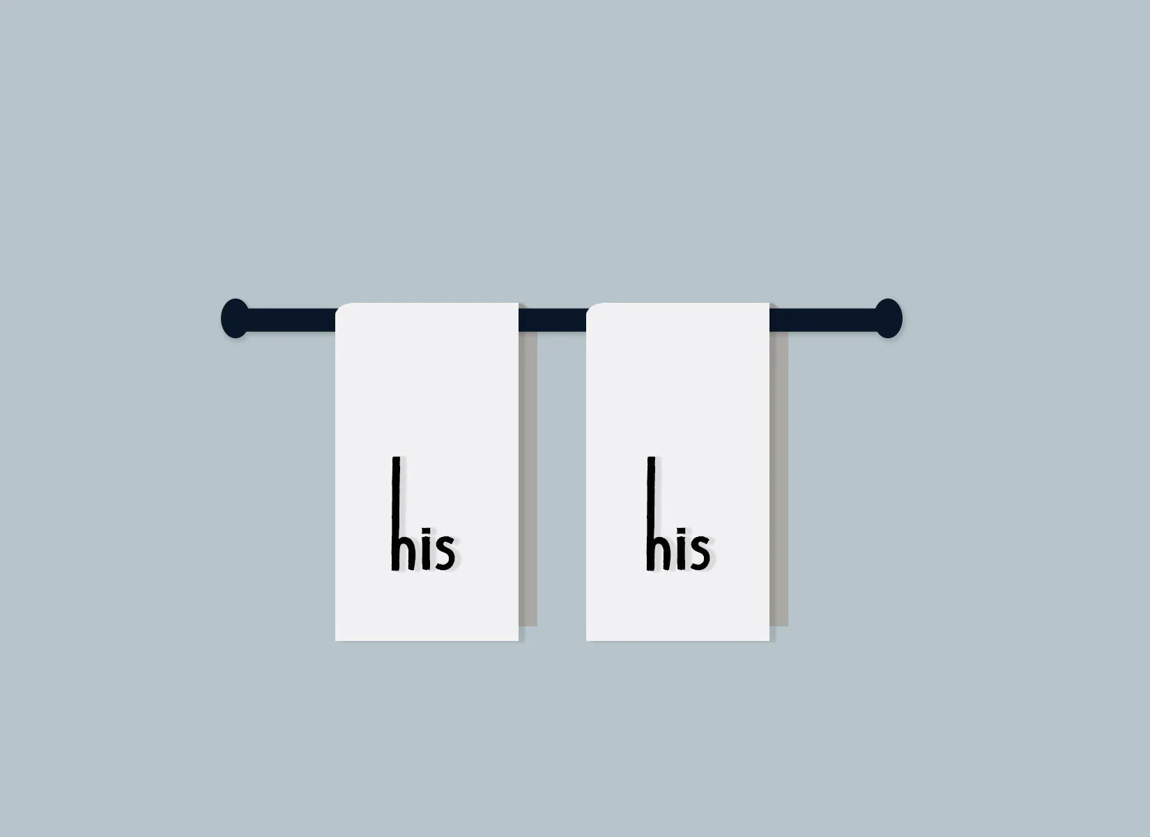 His & His Towels - Image 3