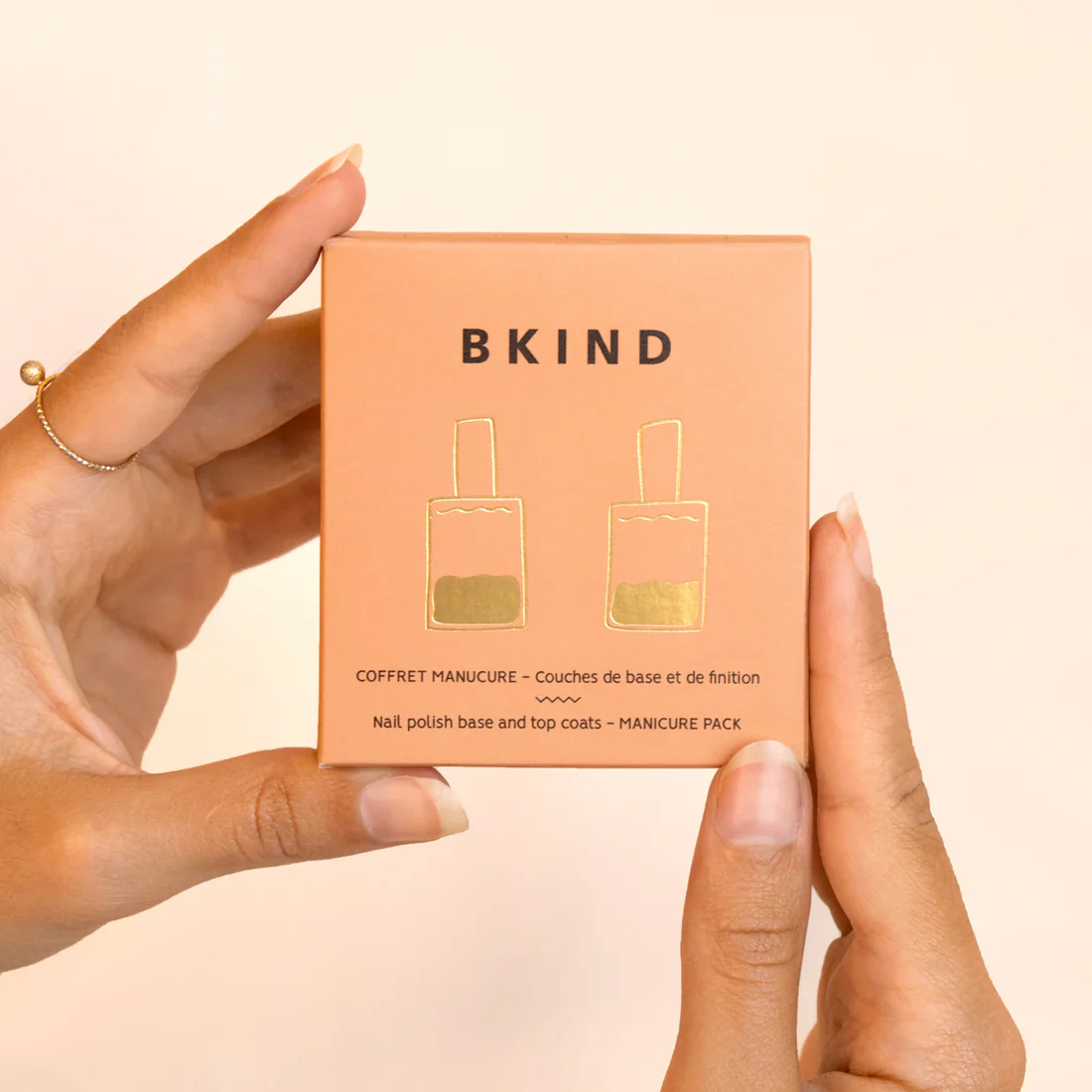 BKIND Manicure Pack - Nail Polish Base and Top Coats - Image 4