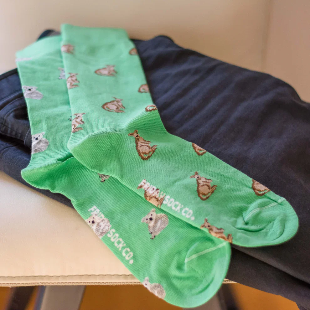 Men's Kangaroo and Koala Socks - Image 2
