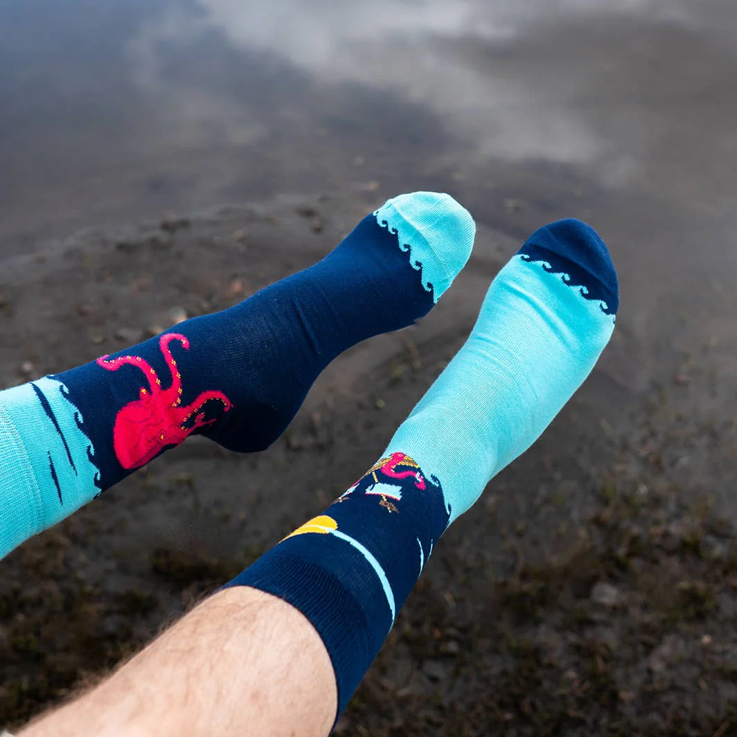Men's Kraken & Ship Socks - Image 2