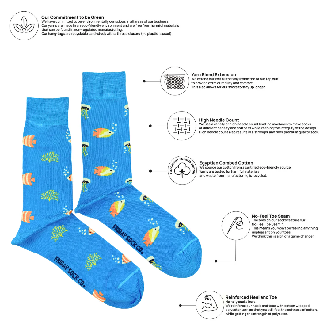Men's Oceanlife Mismatched Socks - This Did Good - Image 2