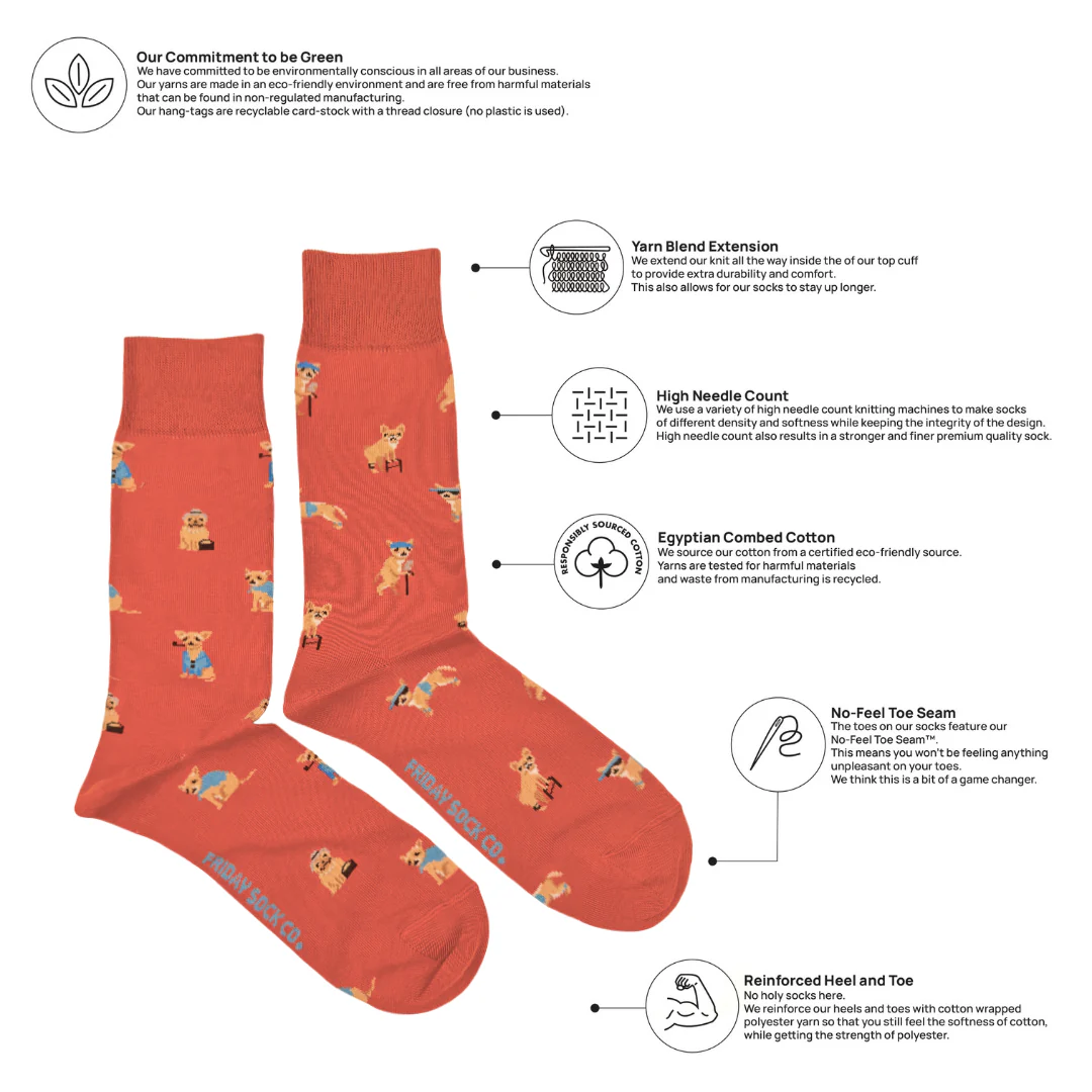 Men's Old Doggies Mismatched Socks - This Did Good - Image 2