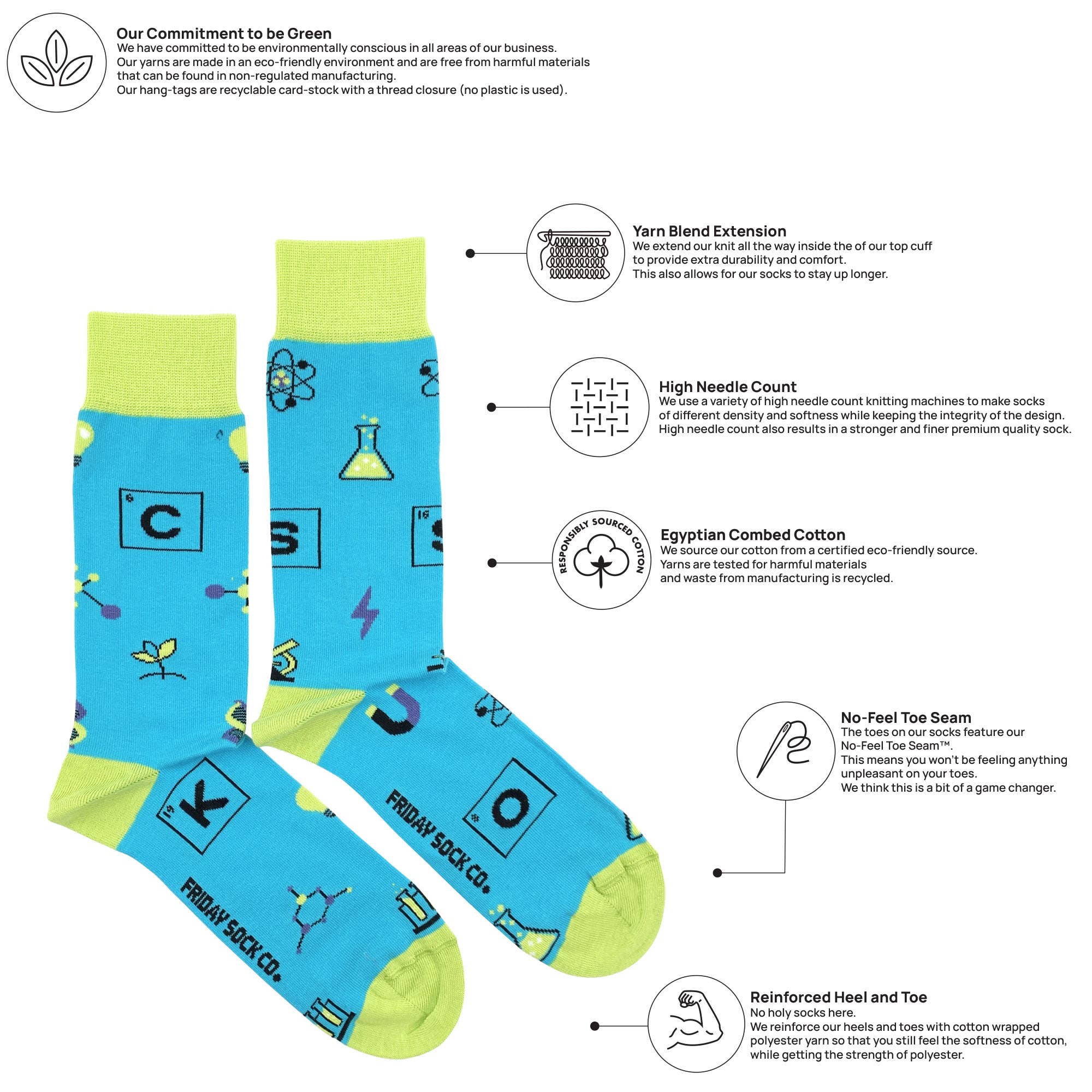 Men's Science Elements Socks - Image 3
