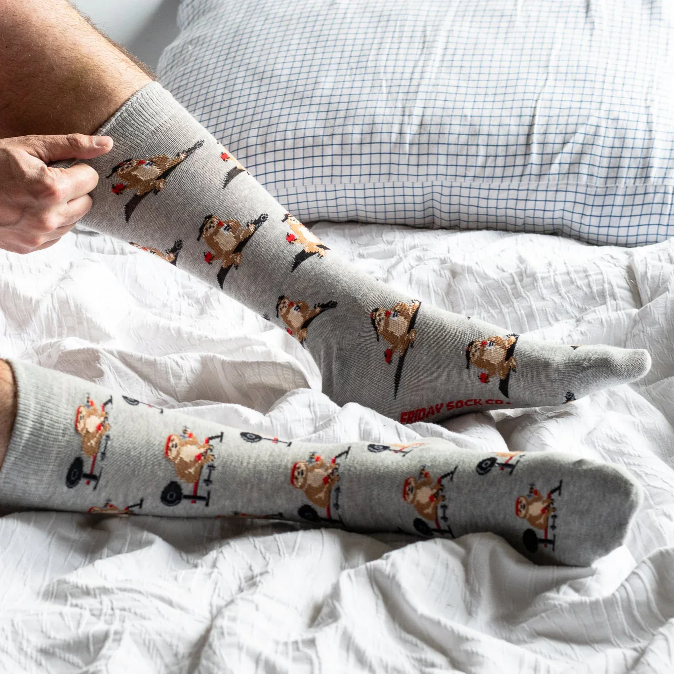Men's Sloth Working Out Socks - Image 2