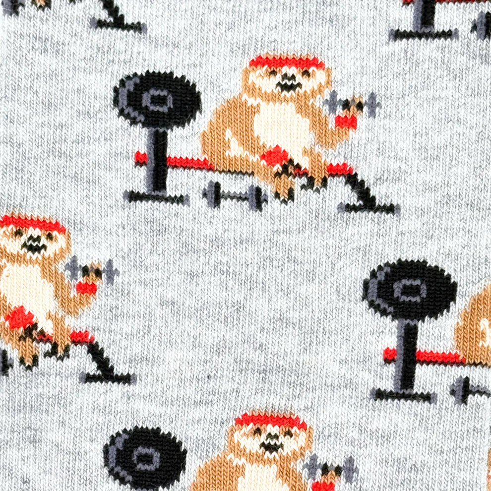 Men's Sloth Working Out Socks - Image 4