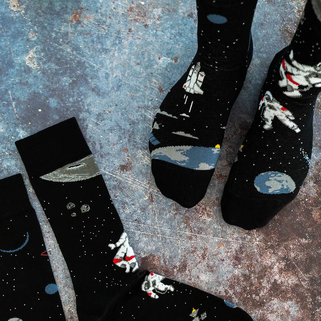 Men's Space Scene Socks - Image 3