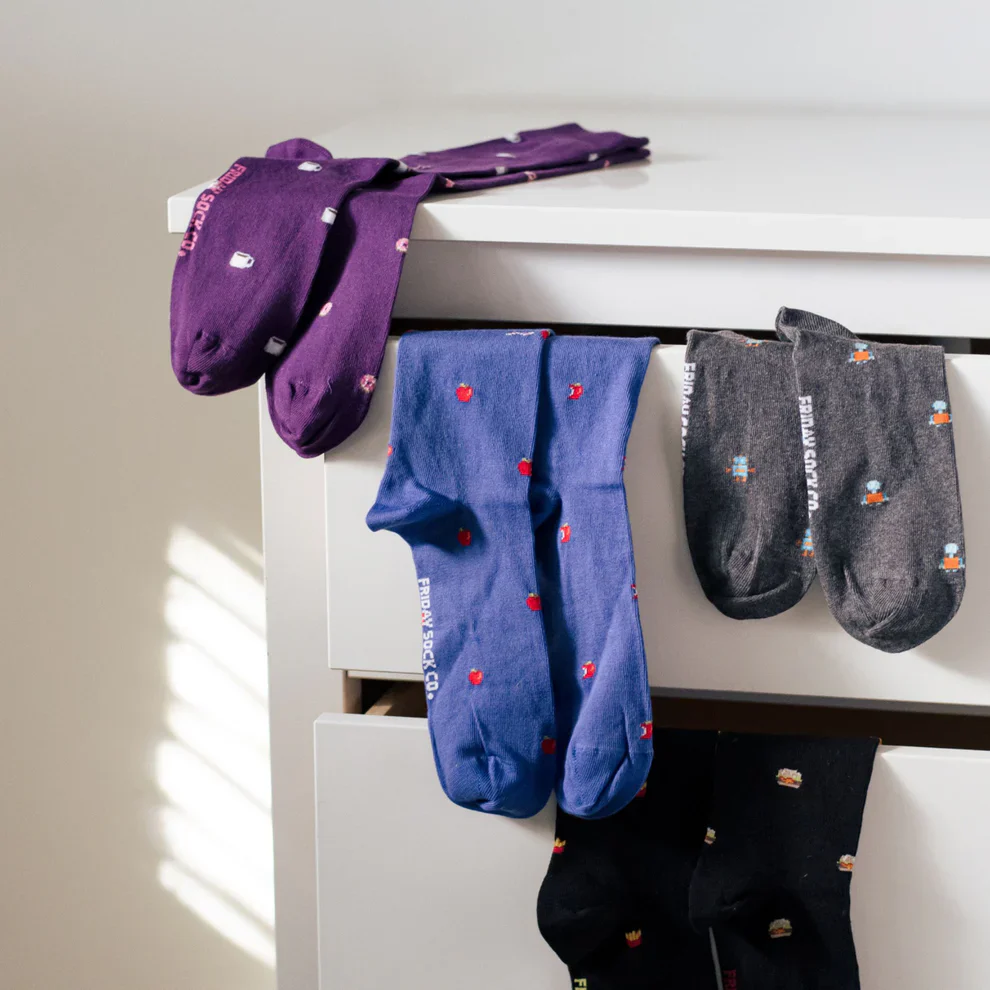 Men's Tiny Apple Socks - Image 2