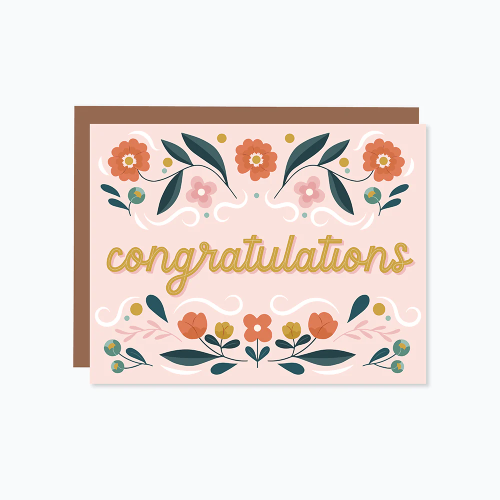 Blushing Congratulations