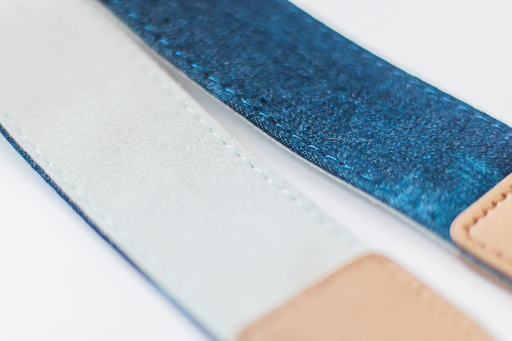 Ocean Waves Denim Camera Strap - Image 3