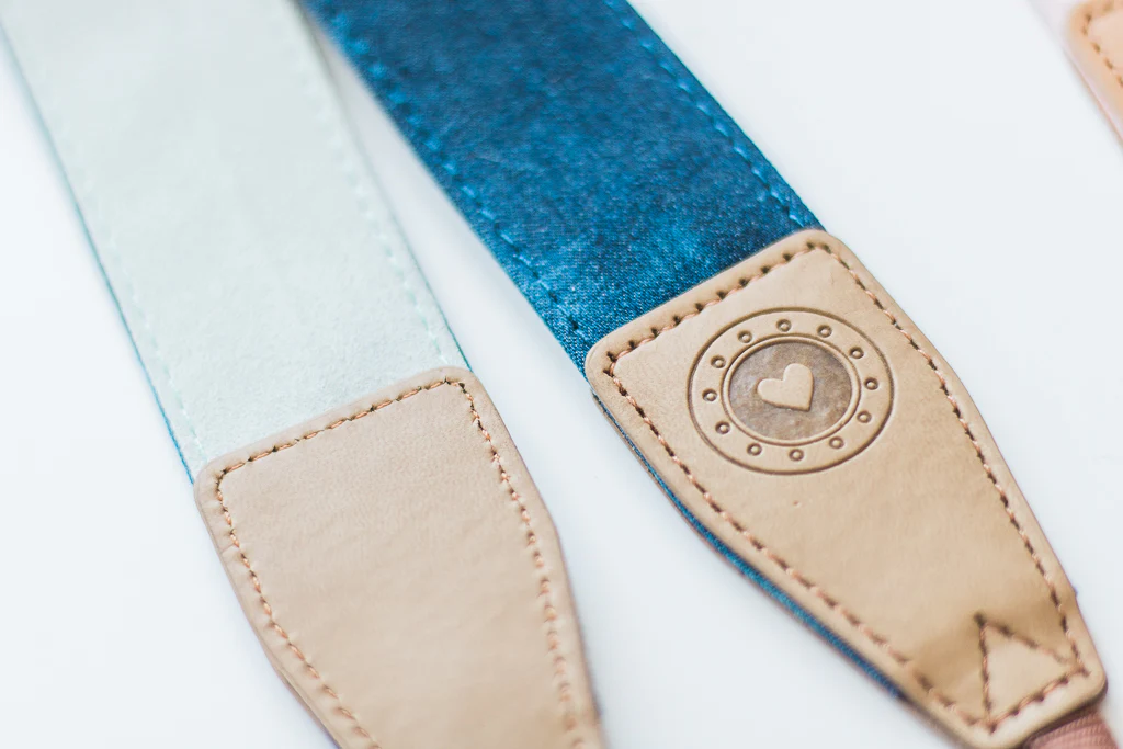 Ocean Waves Denim Camera Strap - Image 7