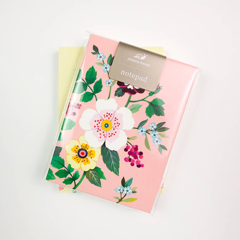 Pink Floral Notepad - Image 2
