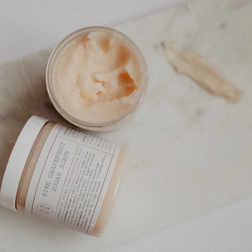 Pink Grapefruit Sugar Scrub