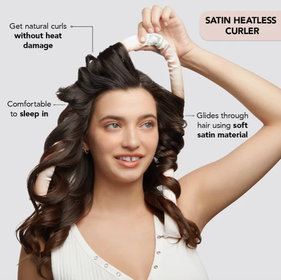 Satin Heatless Curling Set - Image 2