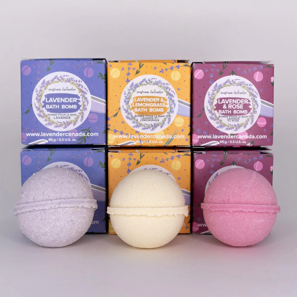 Seafoam Lavender Bath Bombs - Image 2