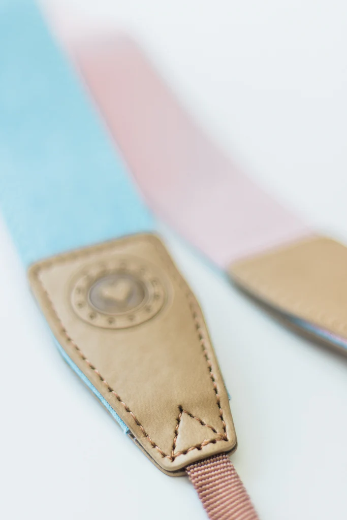 Summer Fields Denim Camera Strap - Image 3
