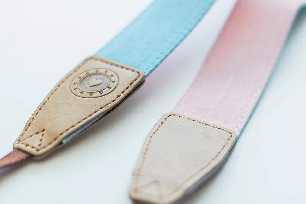 Summer Fields Denim Camera Strap - Image 4