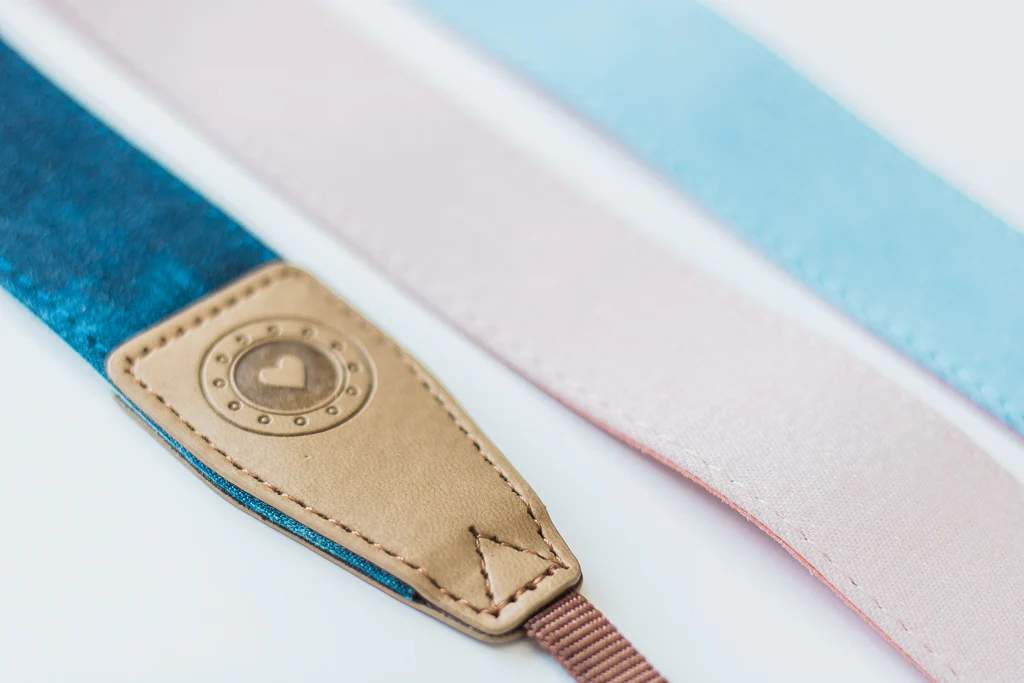 Summer Fields Denim Camera Strap - Image 5