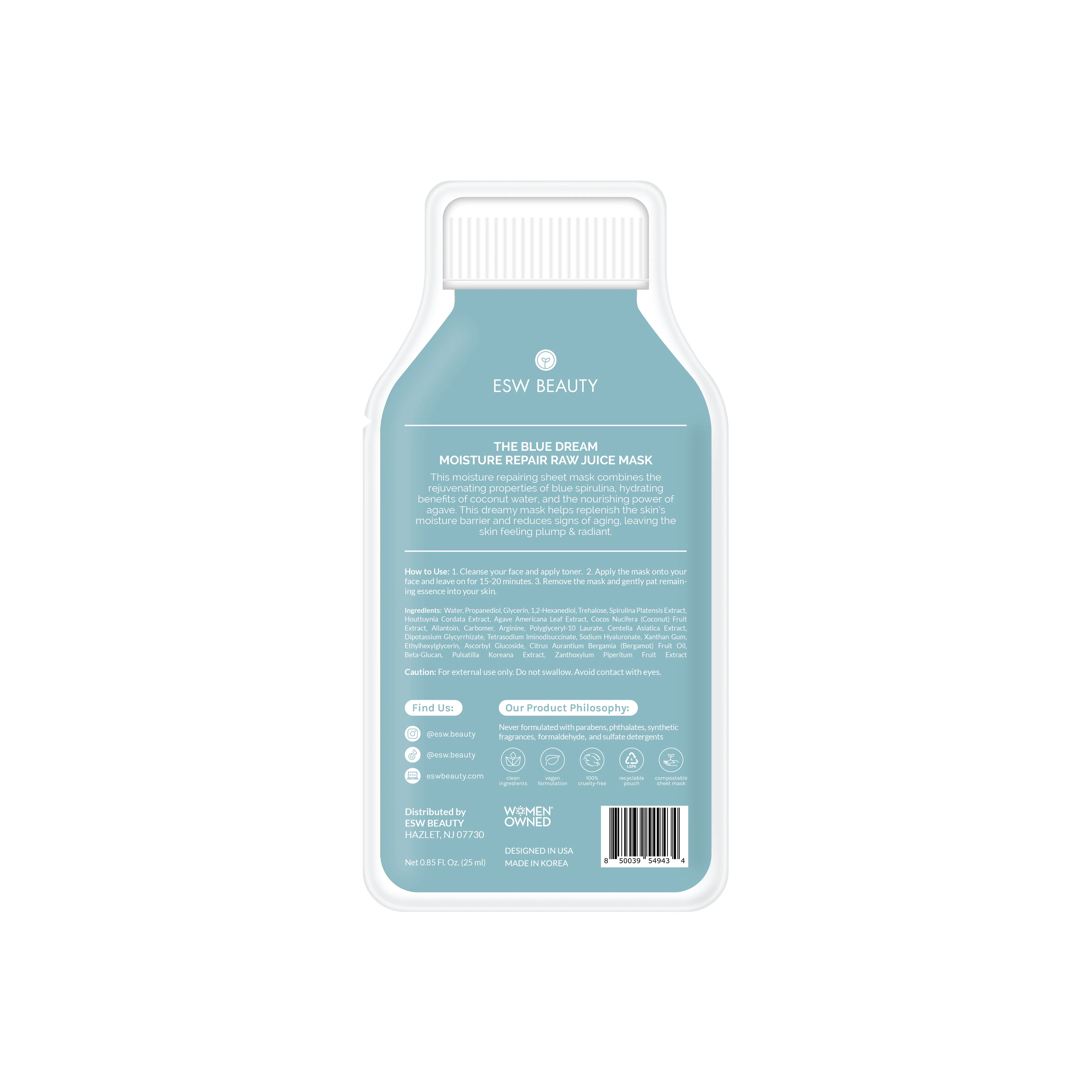 The Blue Dream Moisture Repair Mask - Image 3