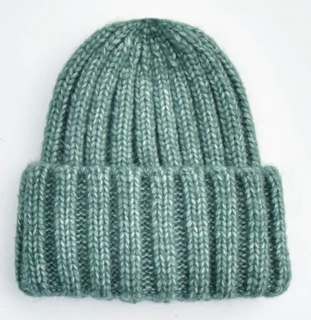 Thick Ribbed Wool Beanies (5 Colours) - Image 3