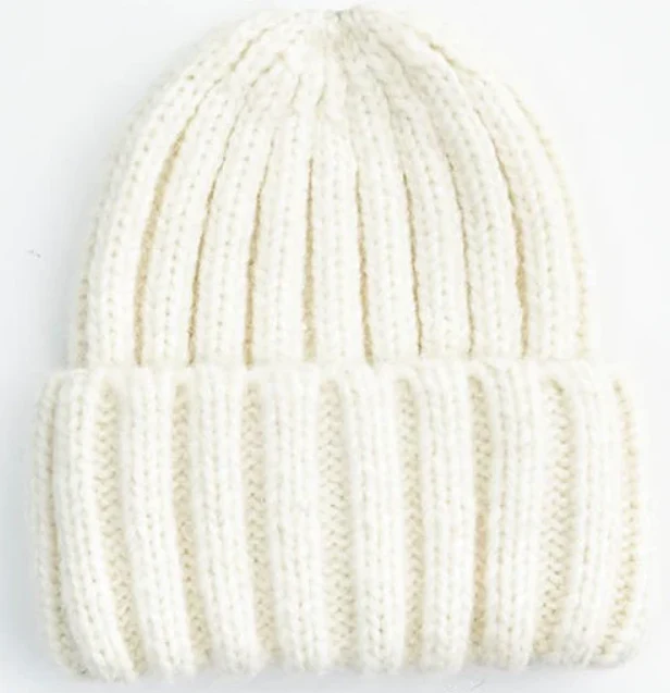 Thick Ribbed Wool Beanies (5 Colours) - Image 4