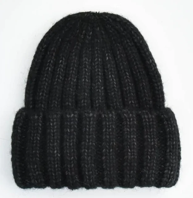 Thick Ribbed Wool Beanies (5 Colours) - Image 5