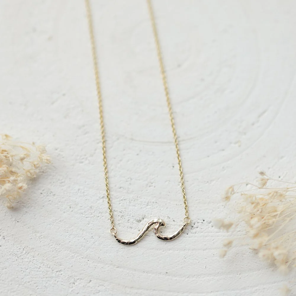 Tiny Wave Necklace - Image 2