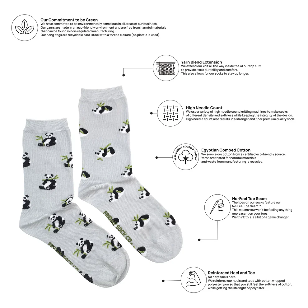 Women's Bamboo & Panda Socks - Image 2