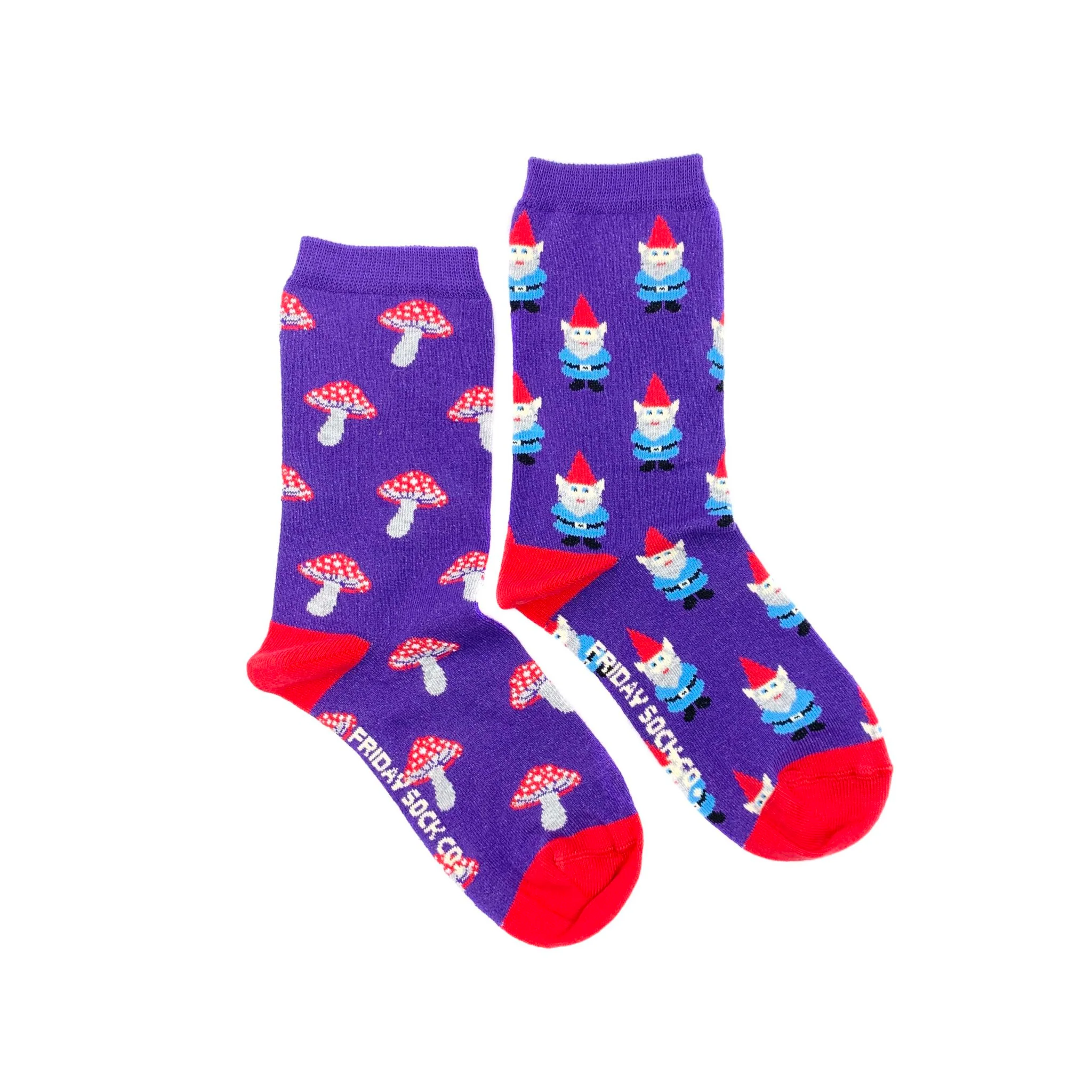 Women's Gnome & Mushroom Socks (Crew)