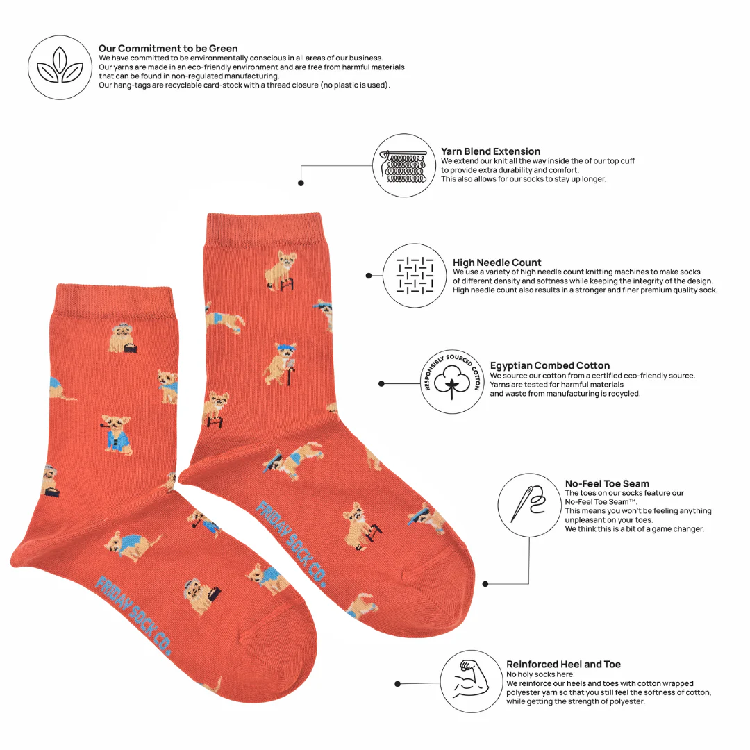 Women's Old Doggies Mismatched Socks - This Did Good - Image 2