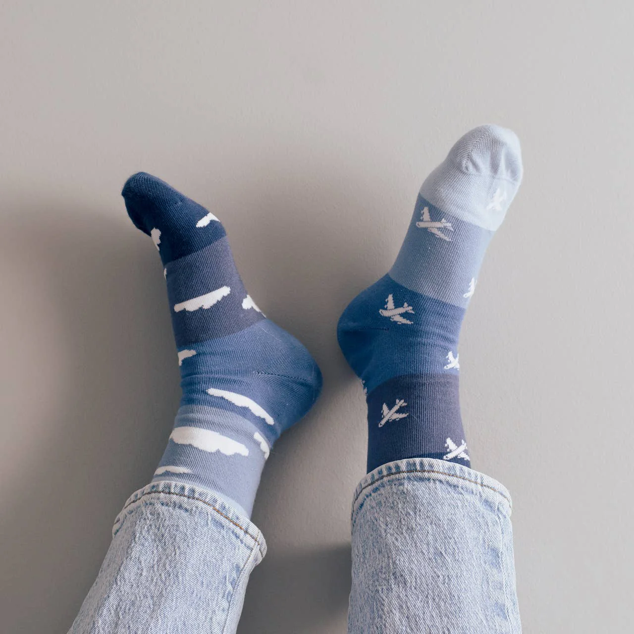 Women's Plane & Cloud Socks - Image 3