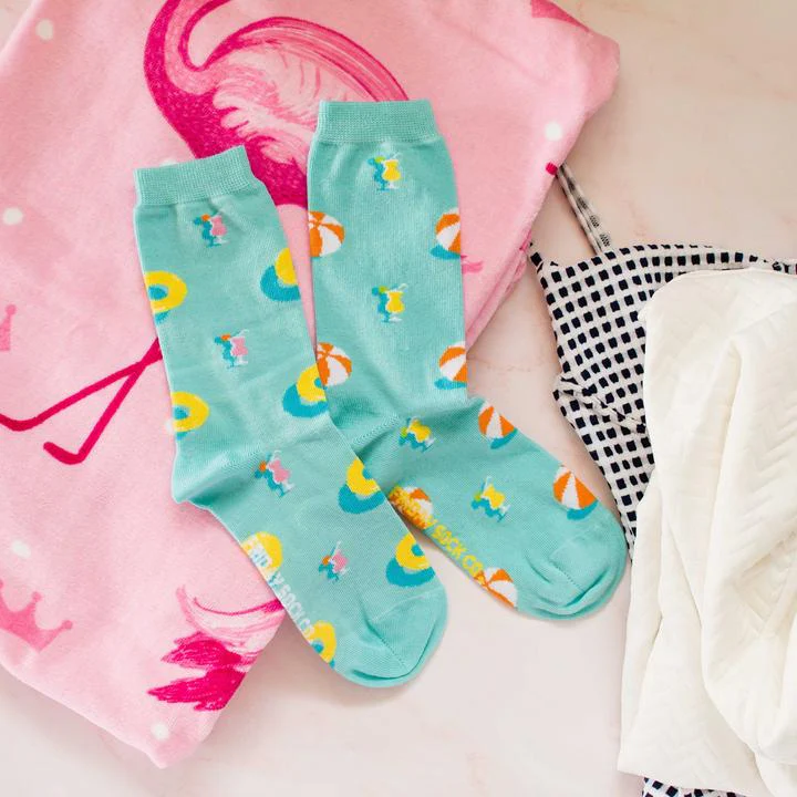Women's Pool Party Socks (Crew) - Image 3