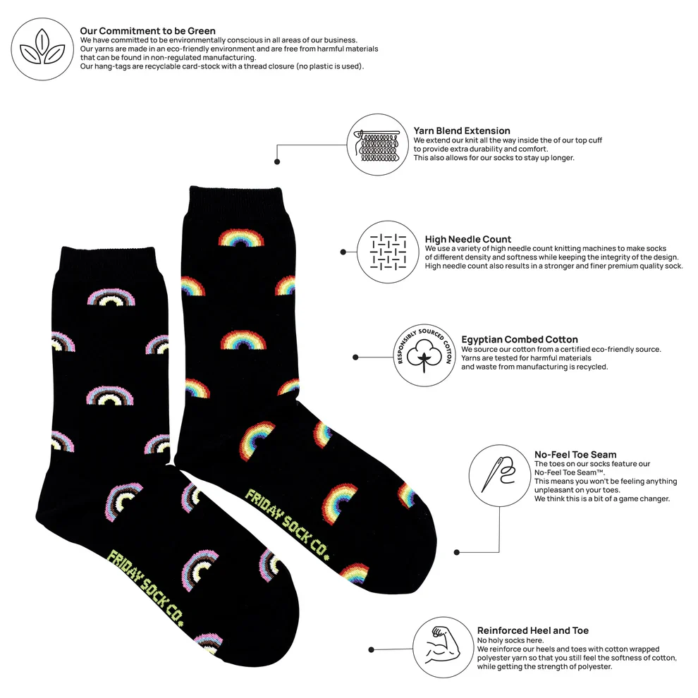 Women's Rainbow Inclusive Socks - Image 5