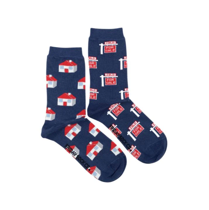 Women's Real Estate Socks (Crew)