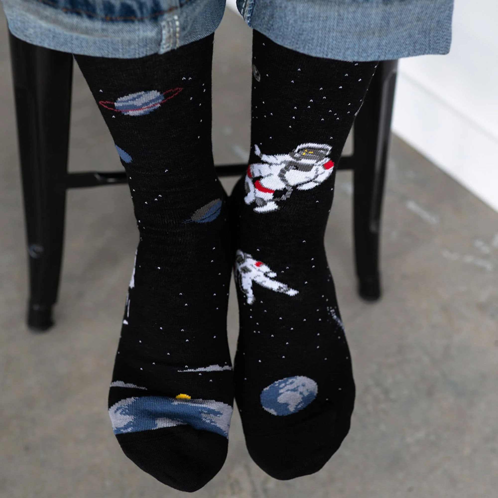 Women's Space Scene Socks - Image 3
