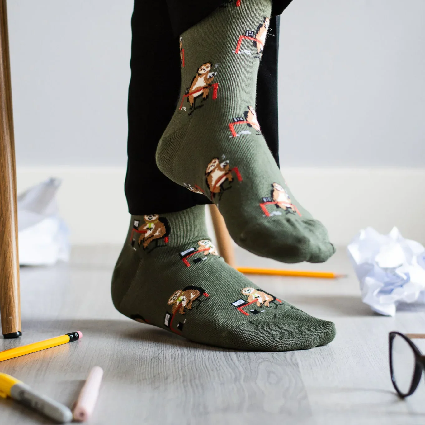 Women's Working Sloth Socks - Image 2