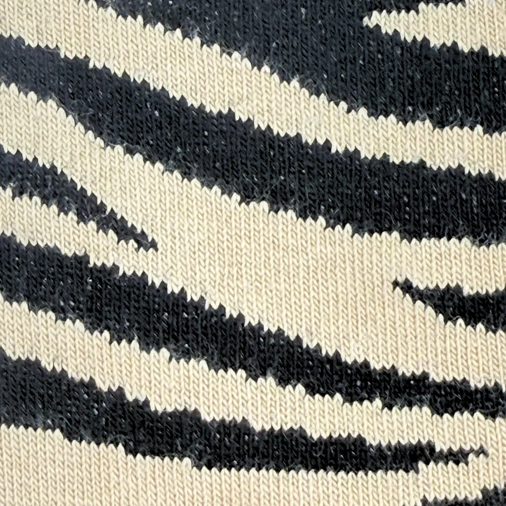 Women's Zebra Print Socks - Image 4