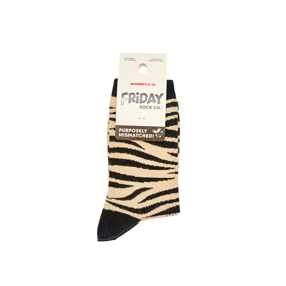 Women's Zebra Print Socks - Image 5